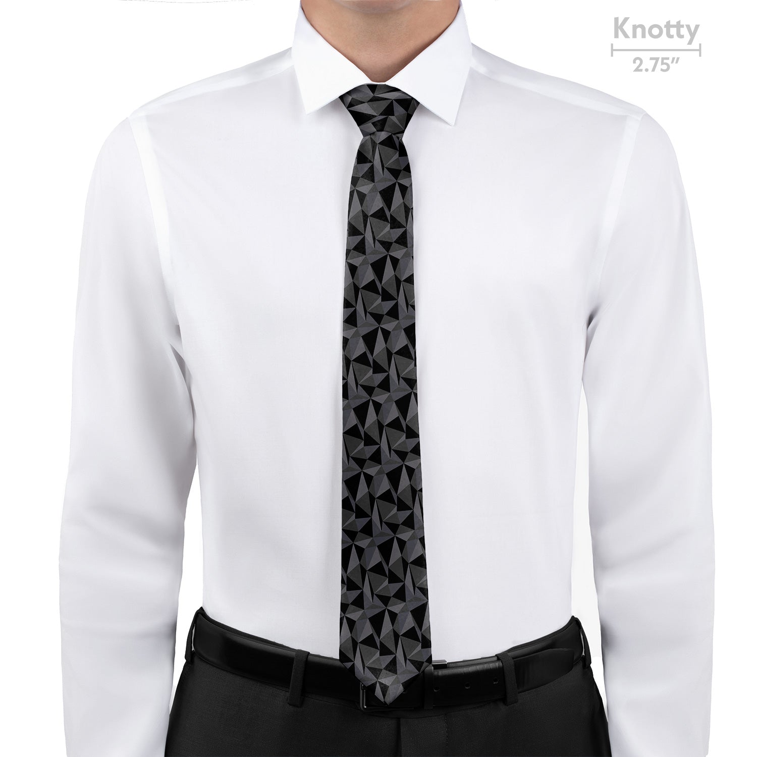 Crag Geometric Necktie | Skinny, Knotty, Classic Widths Crag Geometric Necktie | Skinny, Knotty, Classic Widths