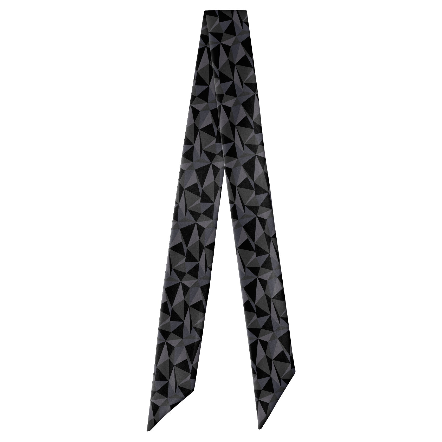 Crag Geometric Hair Scarf - Full View of Hair Scarf - Knotty Tie Co.