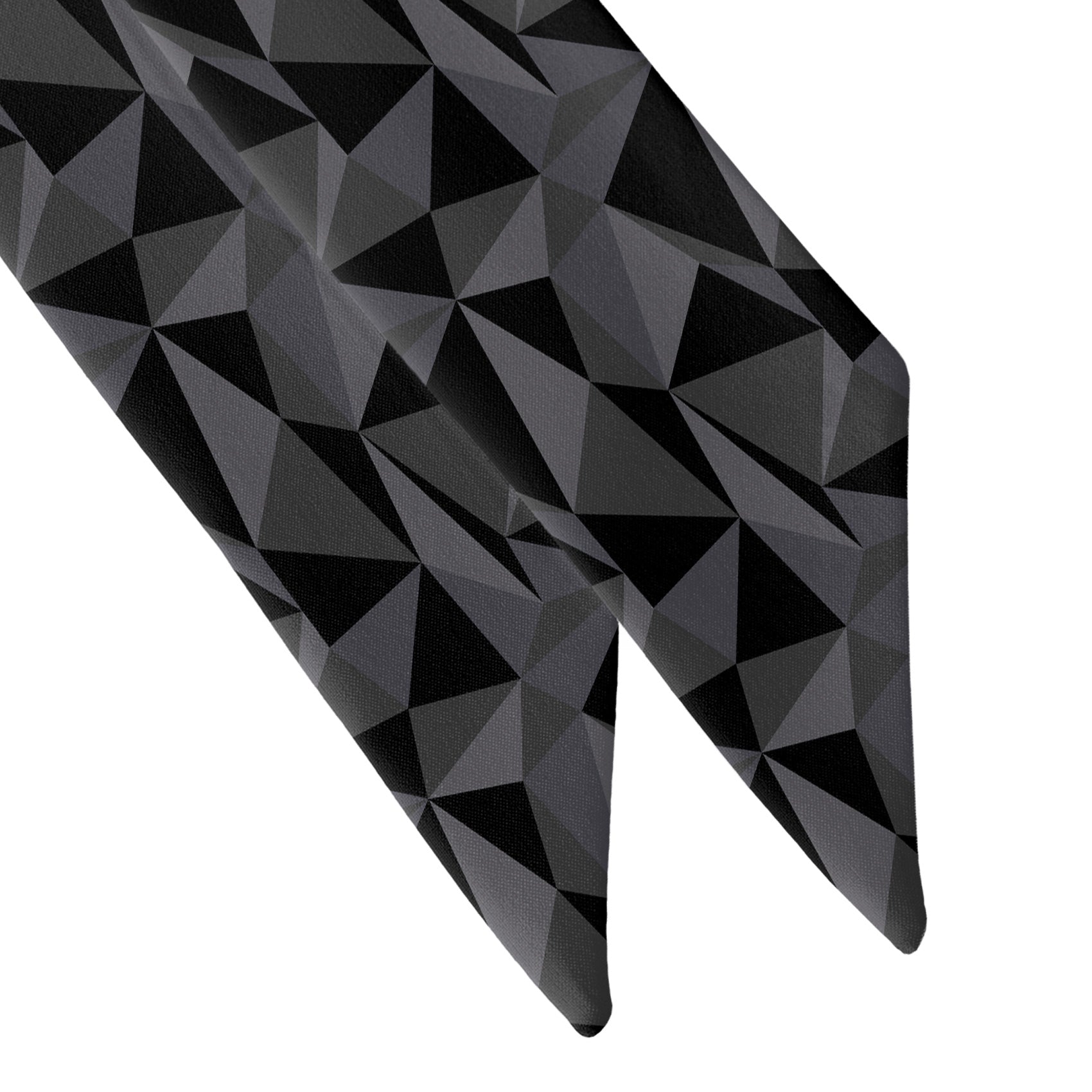 Crag Geometric Hair Scarf - Scarf Tapered Ends - Knotty Tie Co.