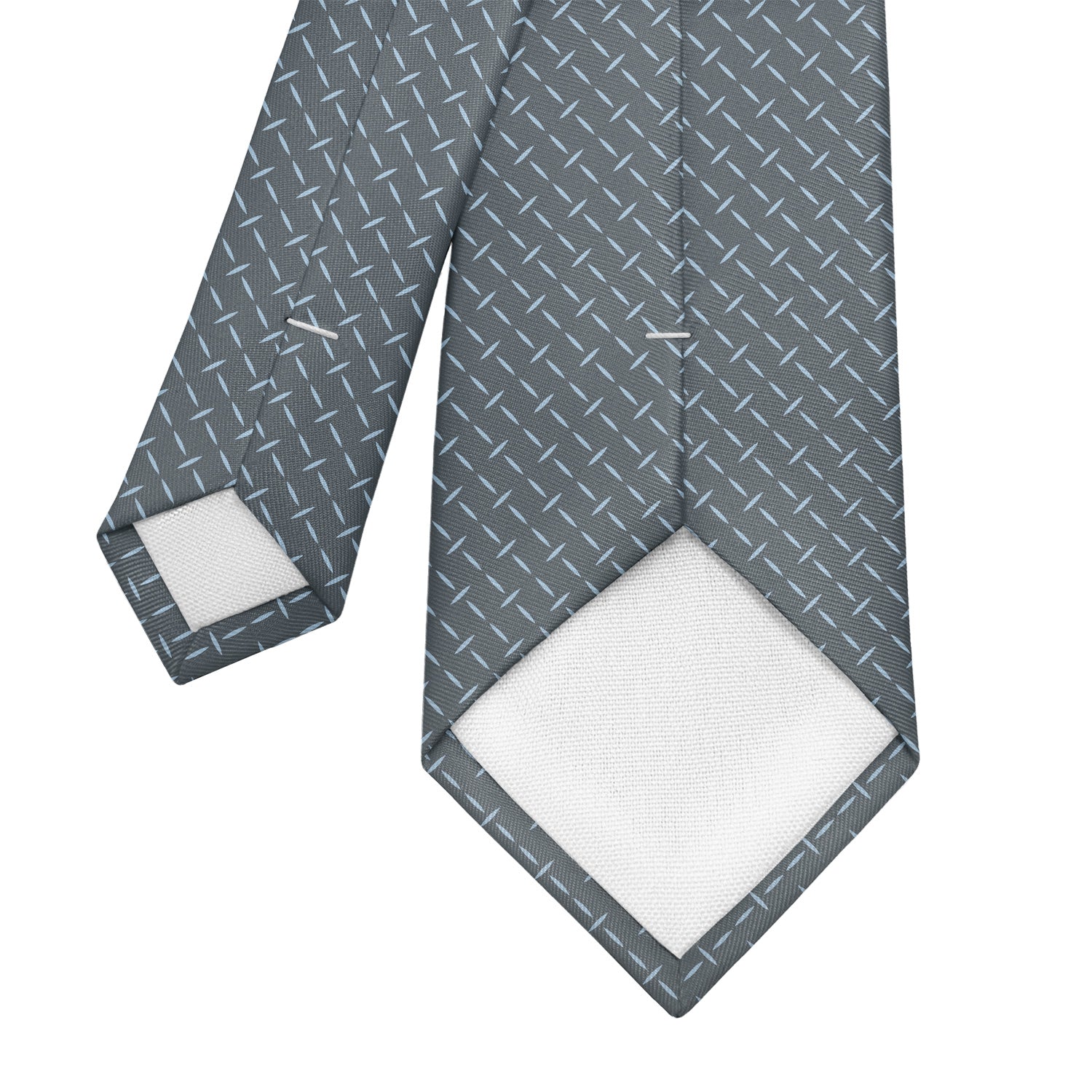 Crisscross Geometric Necktie - Tipping - Knotty Tie Co.
