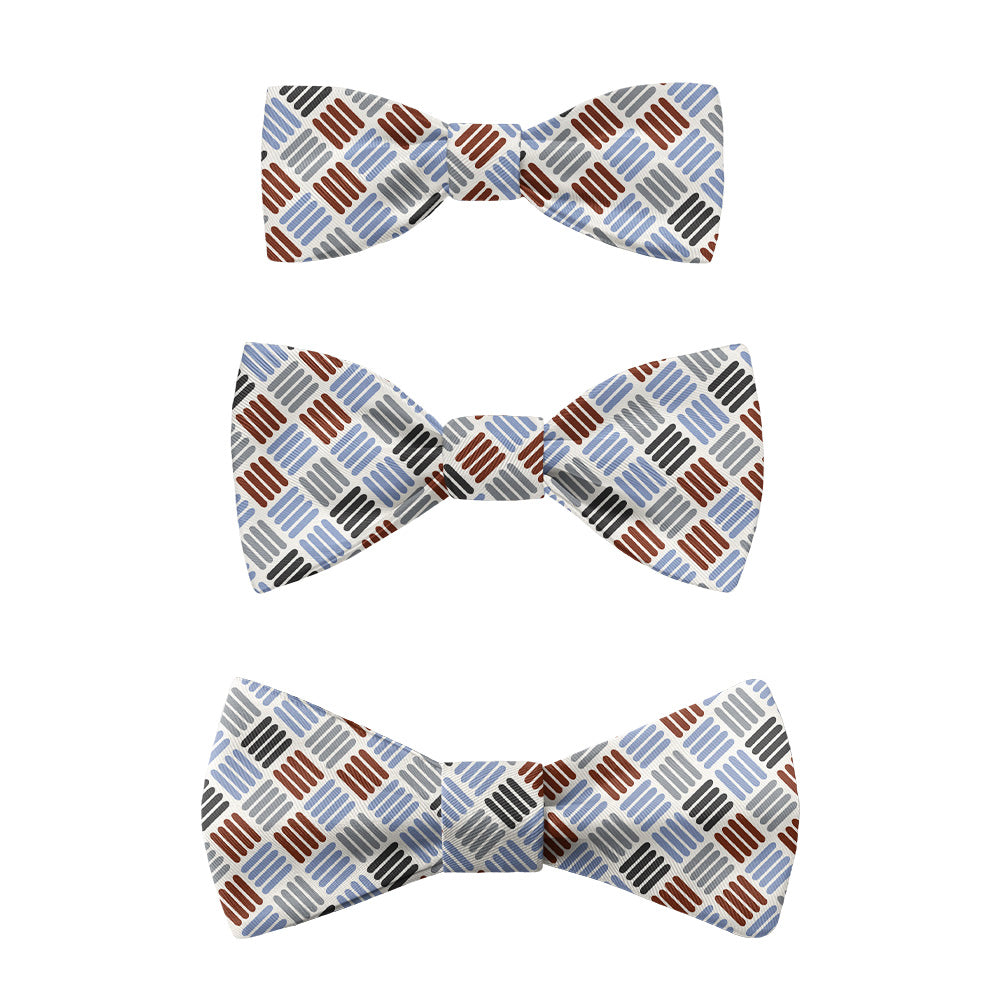 Crosshatch Plaid Bow Tie -  -  - Knotty Tie Co.