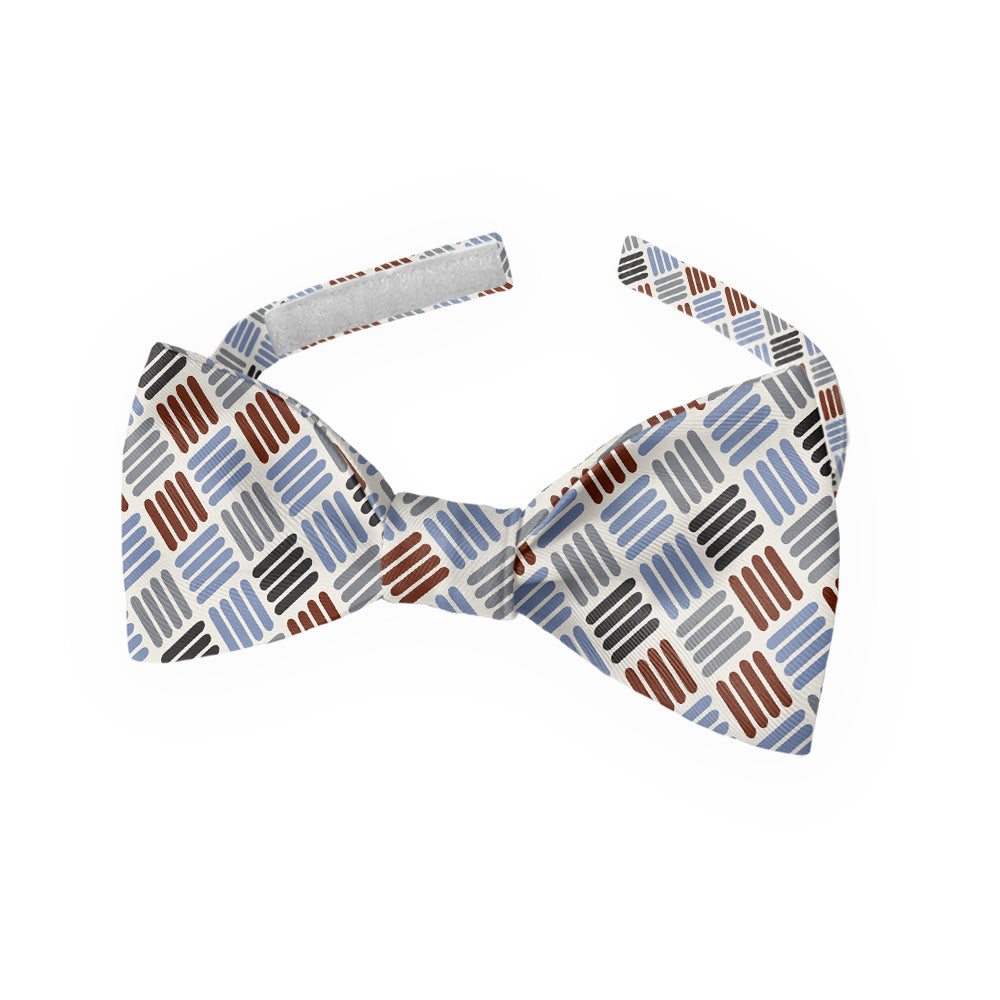 Crosshatch Plaid Bow Tie - Kids Bow TIe - Knotty Tie Co.