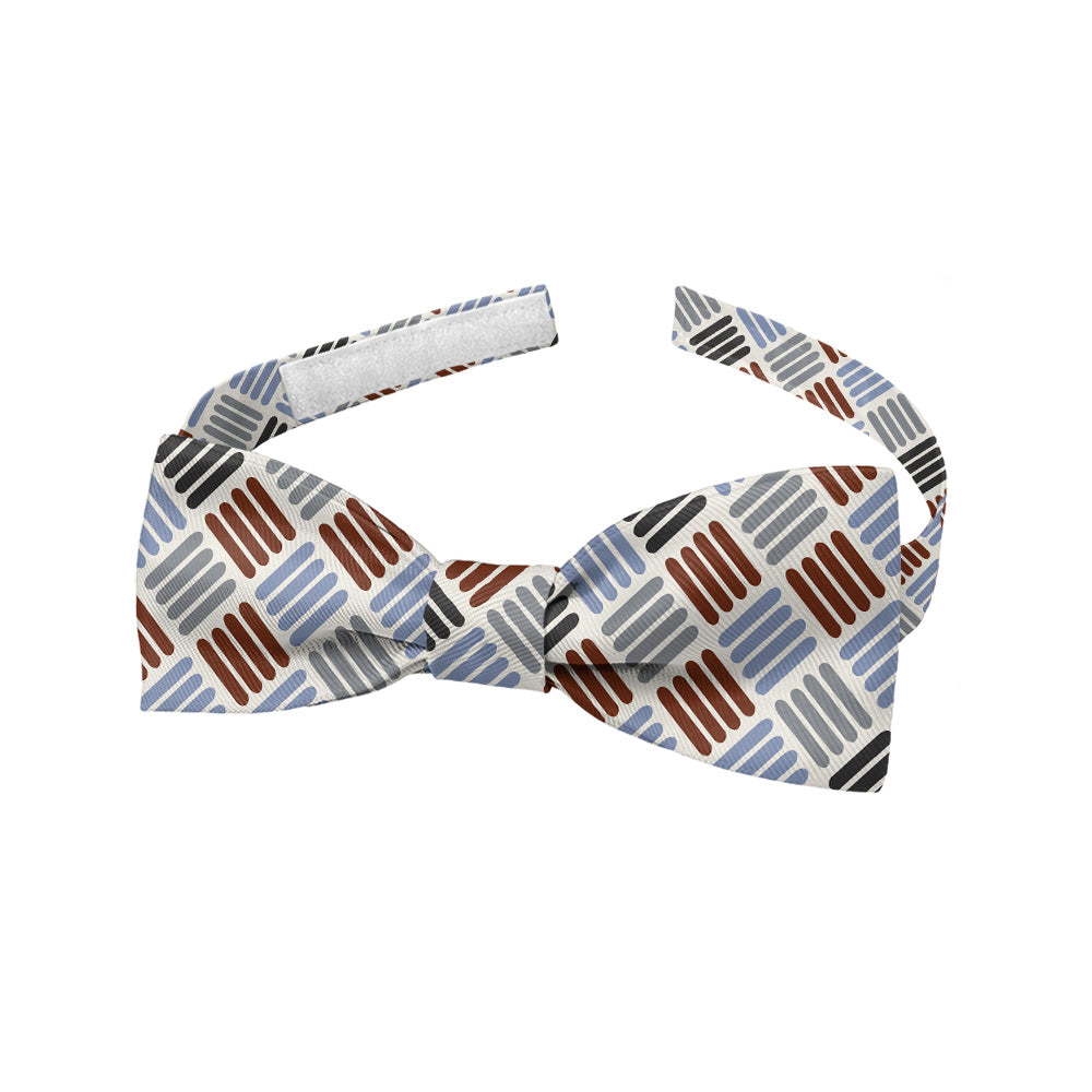 Crosshatch Plaid Bow Tie - Baby Bow Tie - Knotty Tie Co.