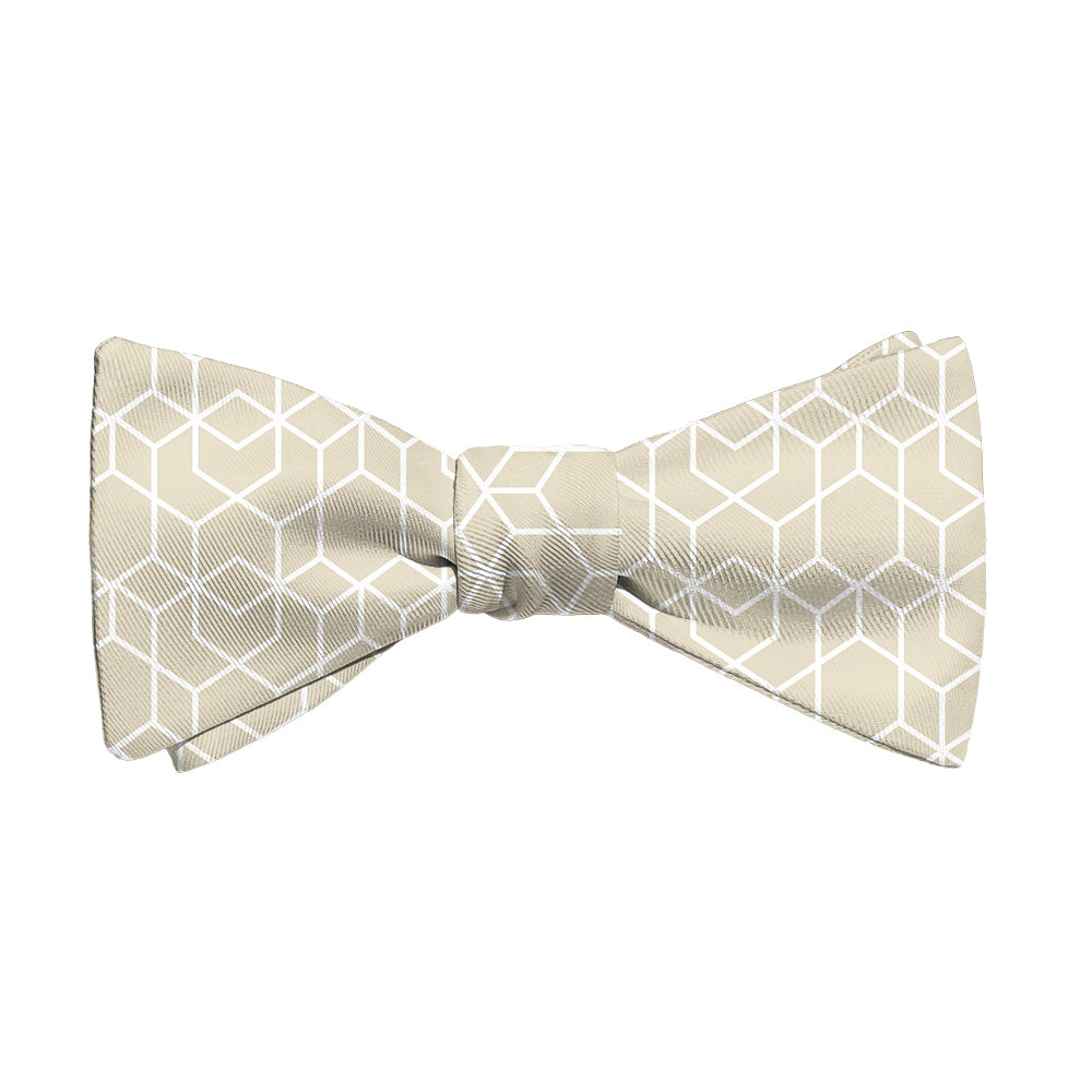 Crystalline Geometric Bow Tie - Adult Standard Self-Tie 14-18" -  - Knotty Tie Co.