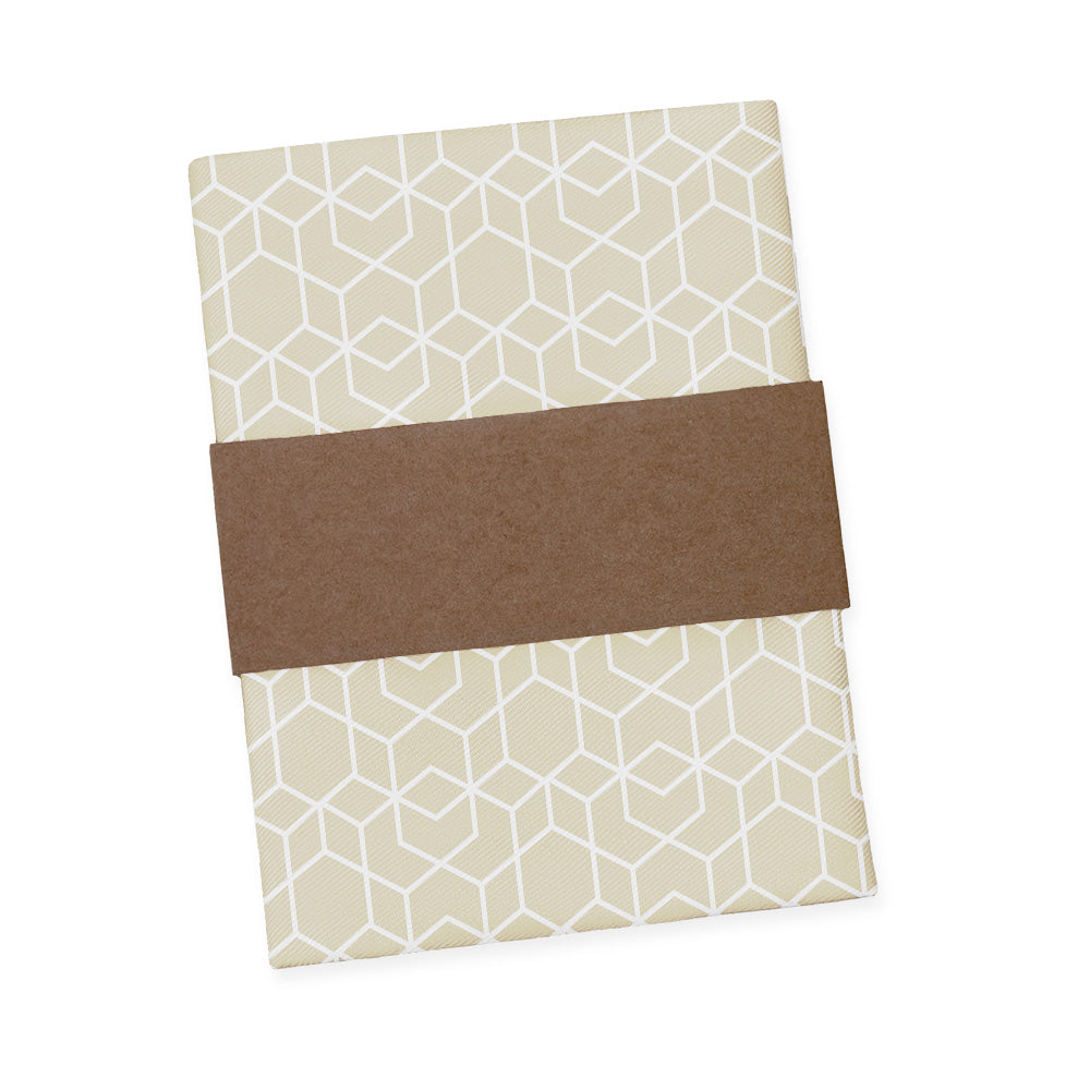 Crystalline Geometric Pocket Square - Packaging - Knotty Tie Co.