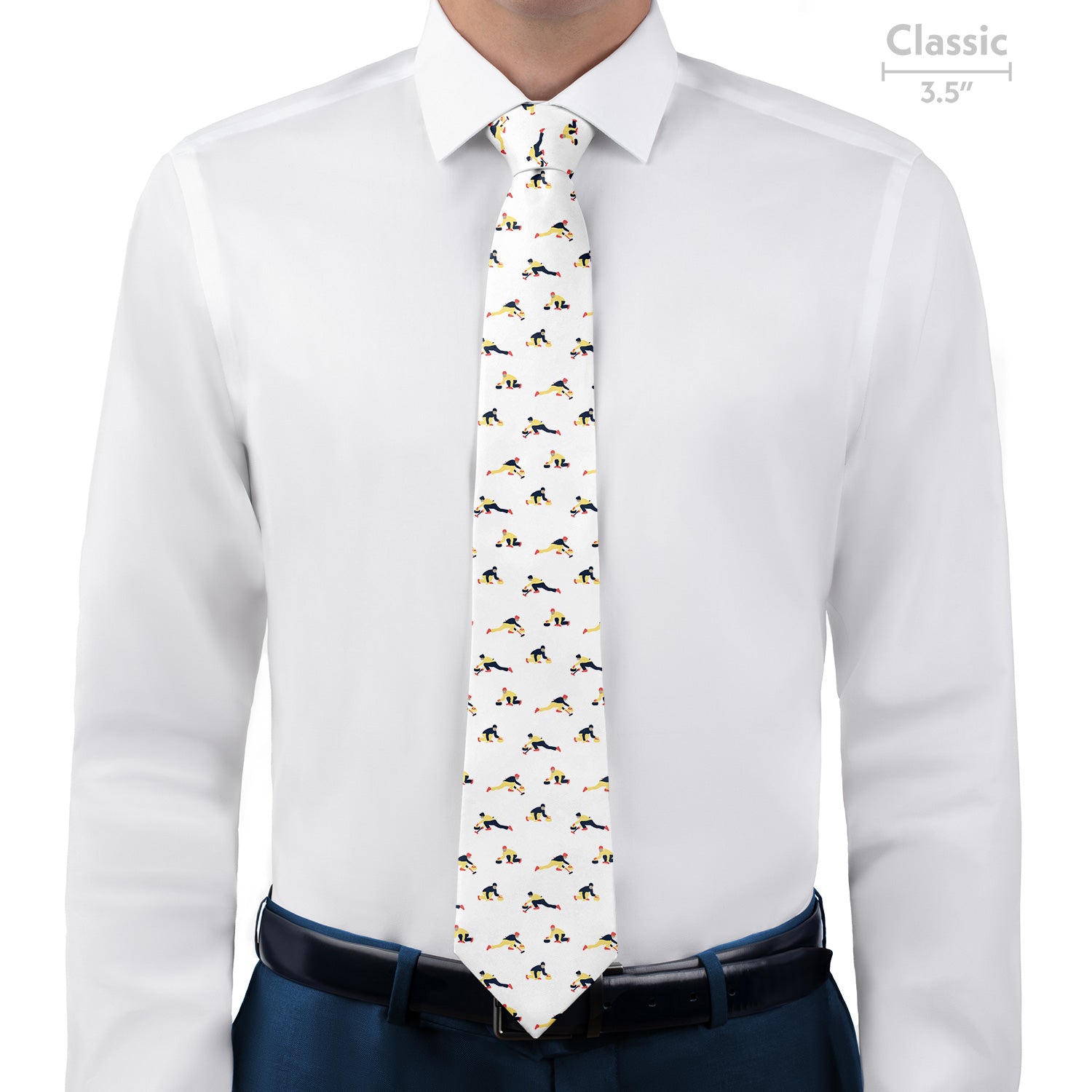 Curling Classic Necktie - Classic  - Knotty Tie Co.