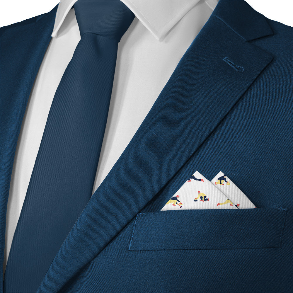 Curling Classic Pocket Square - Matching Necktie - Knotty Tie Co.