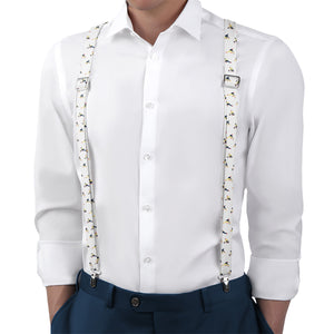 Curling Classic Suspenders - On Model Back View - Knotty Tie Co.