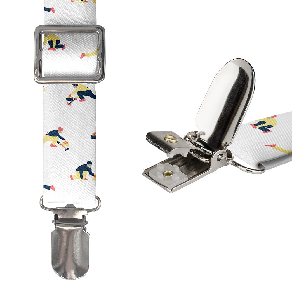 Curling Classic Suspenders - Hardware and Strap - Knotty Tie Co.