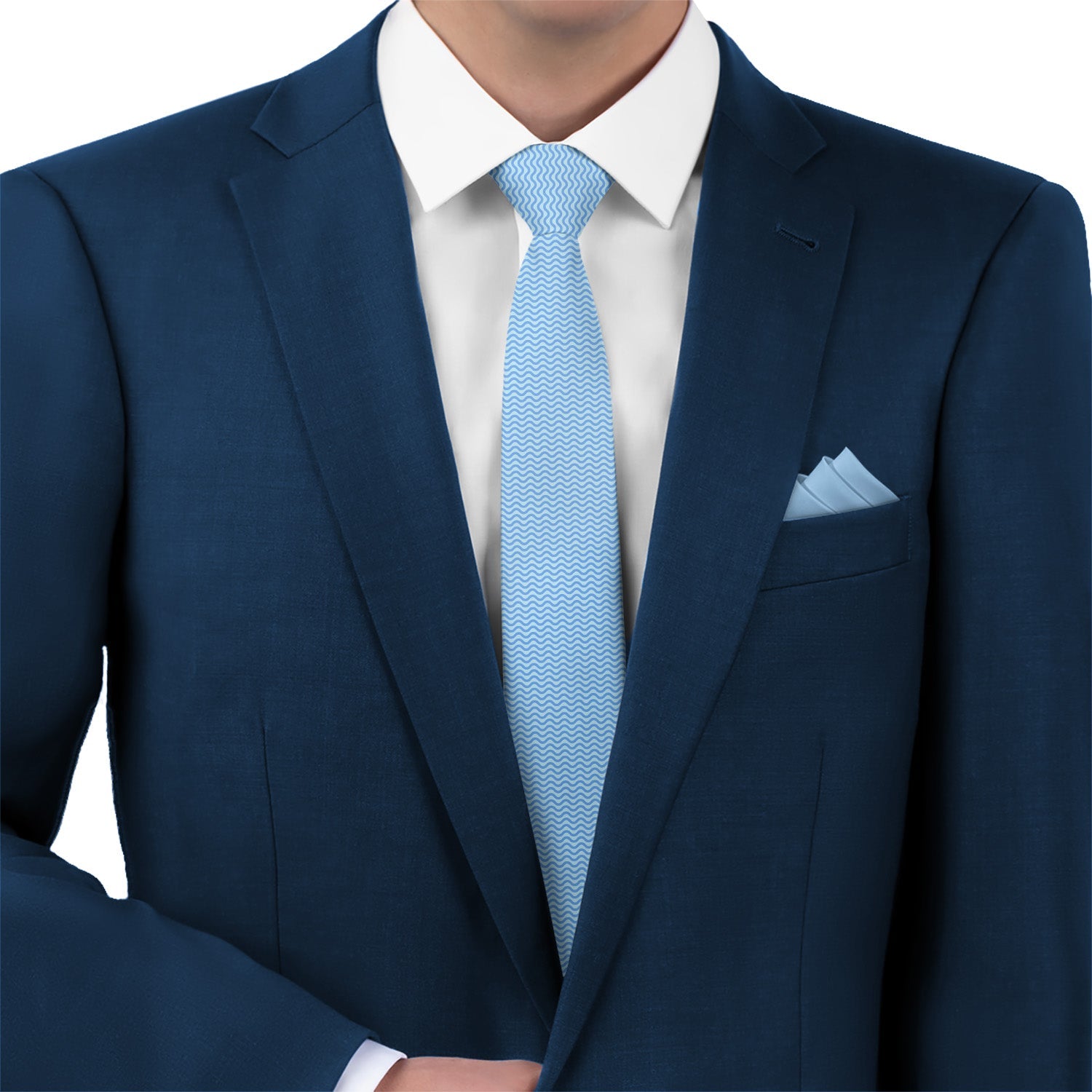 Current Geometric Necktie - Matching Pocket Square - Knotty Tie Co.