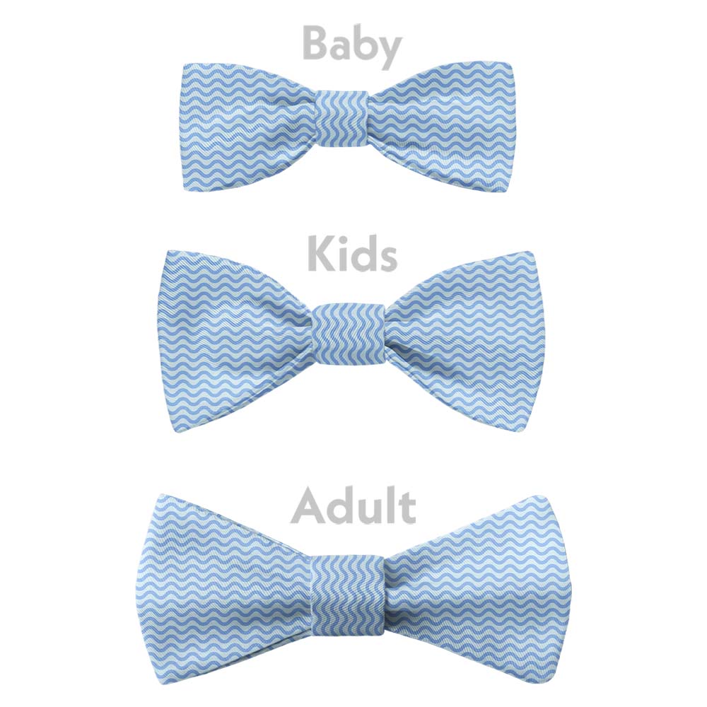 Current Geometric Bow Tie - Bow Sizes - Knotty Tie Co.