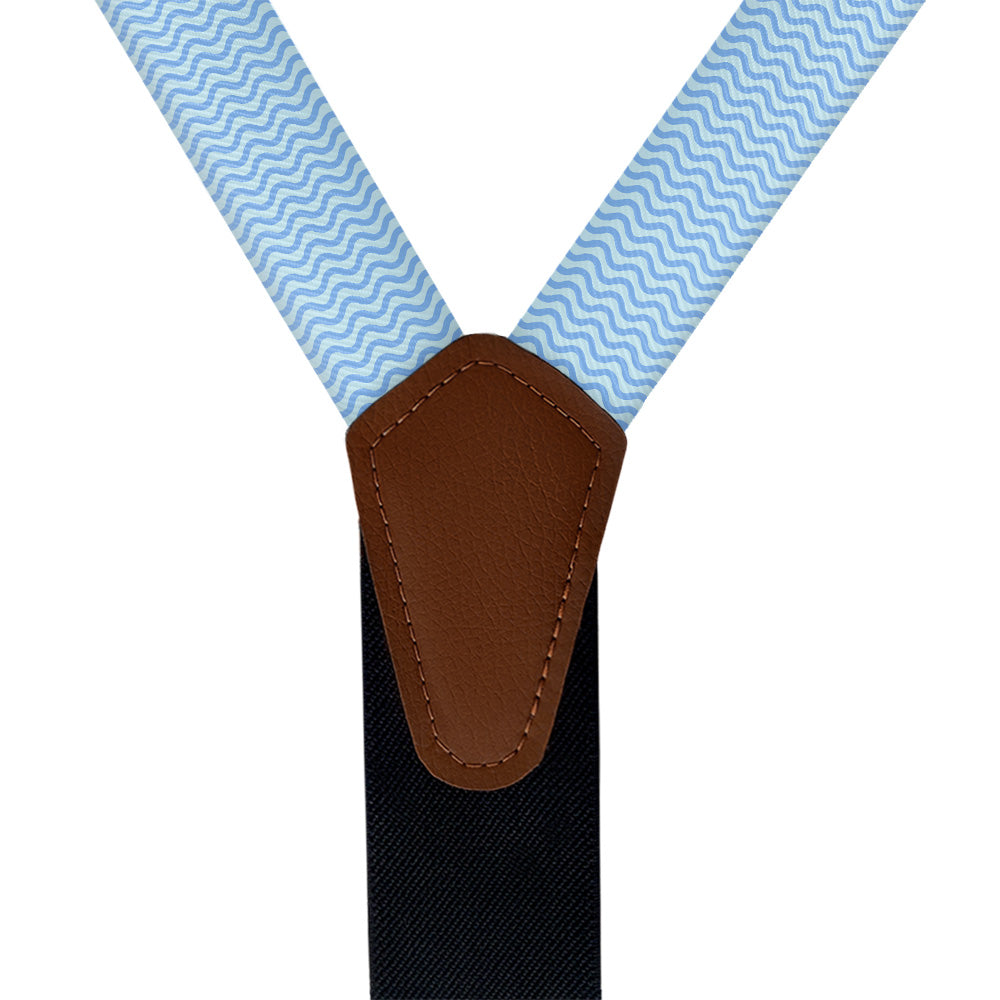 Current Geometric Suspenders - Vegan Leather Y-Back - Knotty Tie Co.