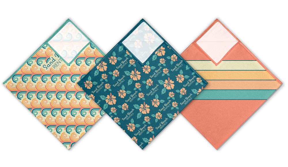 Custom Square Custom Pocket Squares: Personalized Design with Logo, Brand & Artwork