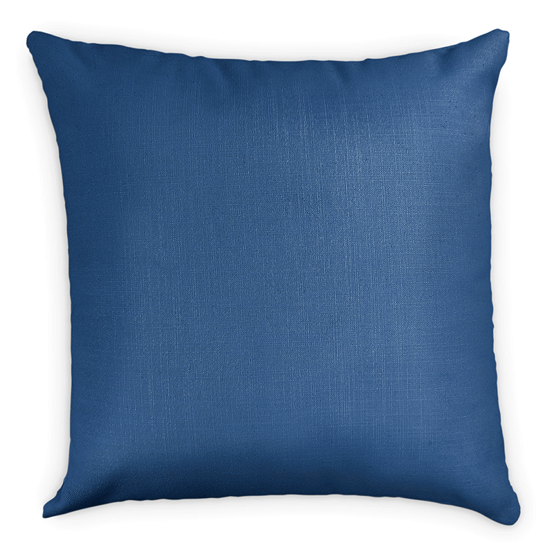 Customizable Solid Linen Square Pillow - 16" x 16" -  - Knotty Tie Co.