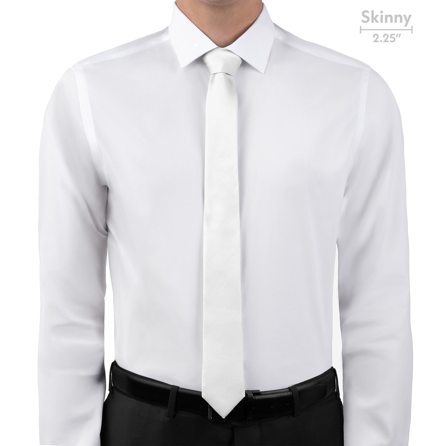 Customizable Solid Necktie - Skinny - Knotty Tie Co.