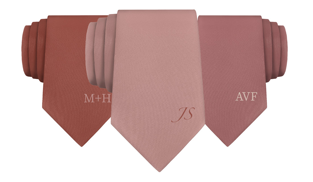 Monogram neckties