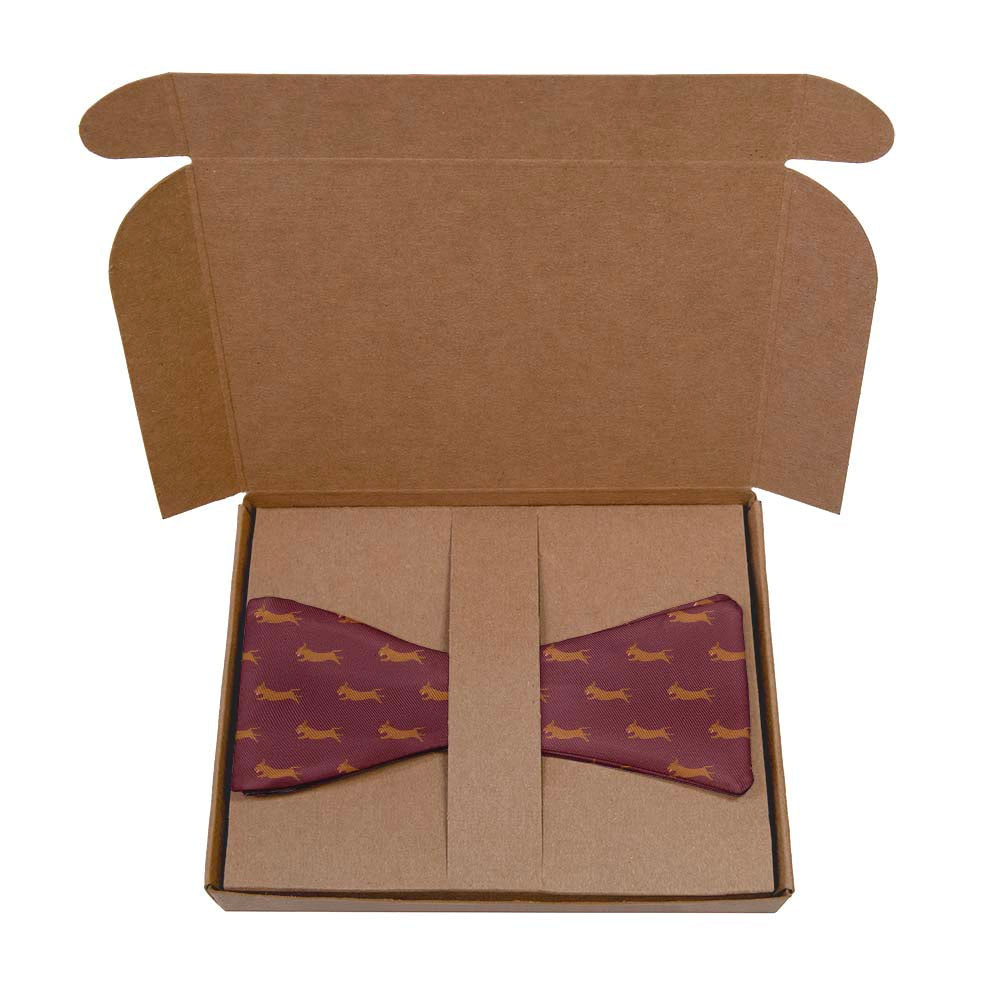 Dachshund Bow Tie- Kraft Gift Box Packaging - Knotty Tie Co.