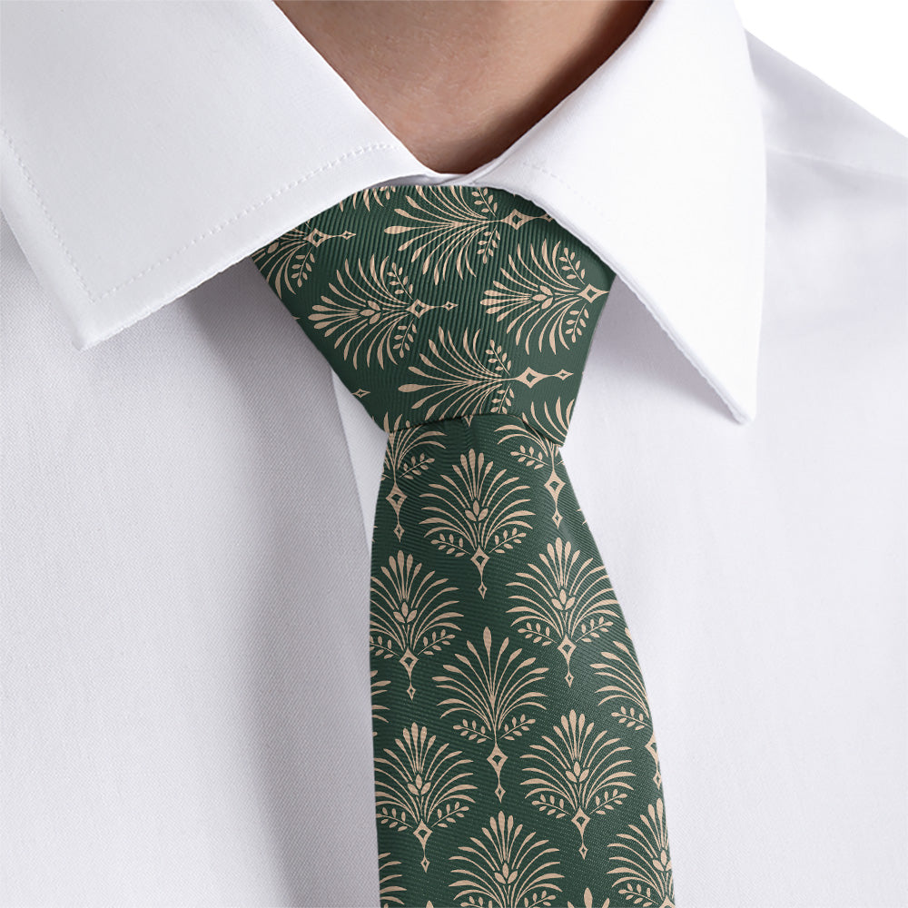 Damask Fan Necktie - Dress Shirt - Knotty Tie Co.