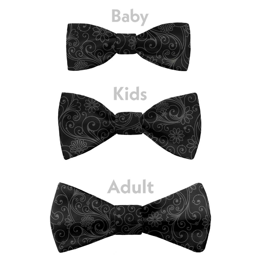 Decadence Paisley Bow Tie - Bow Sizes - Knotty Tie Co.