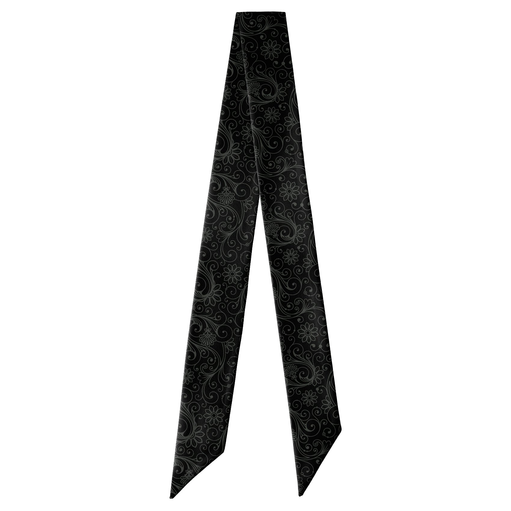Decadence Paisley Hair Scarf - Full View of Hair Scarf - Knotty Tie Co.