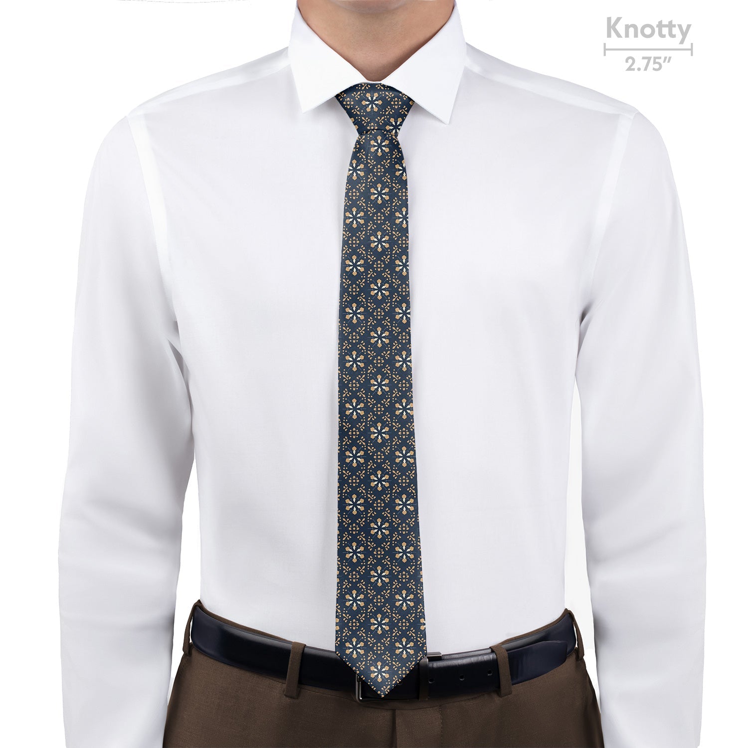 Deco Floral Necktie - Knotty - Knotty Tie Co.