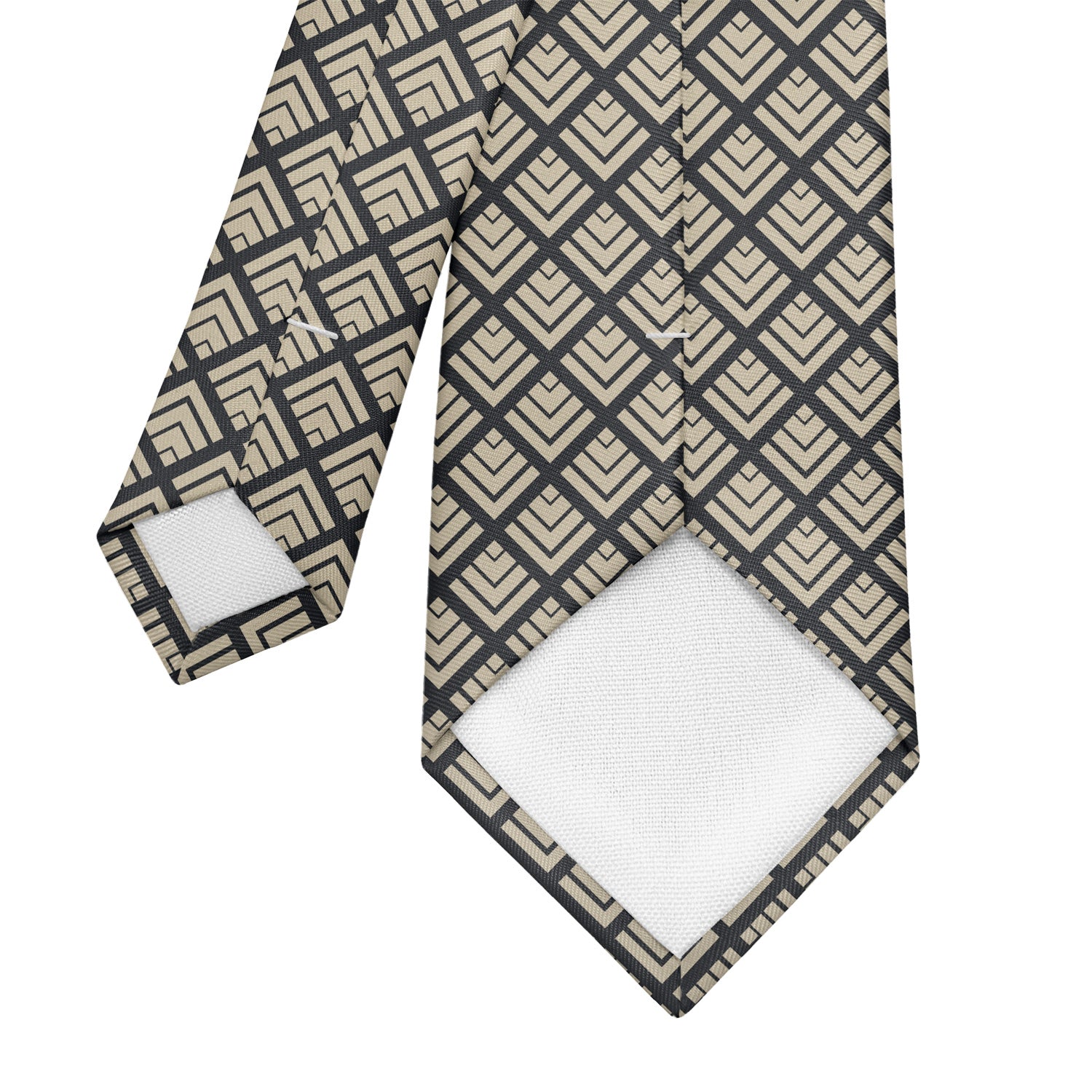 Deco Mites Necktie - Tipping - Knotty Tie Co.