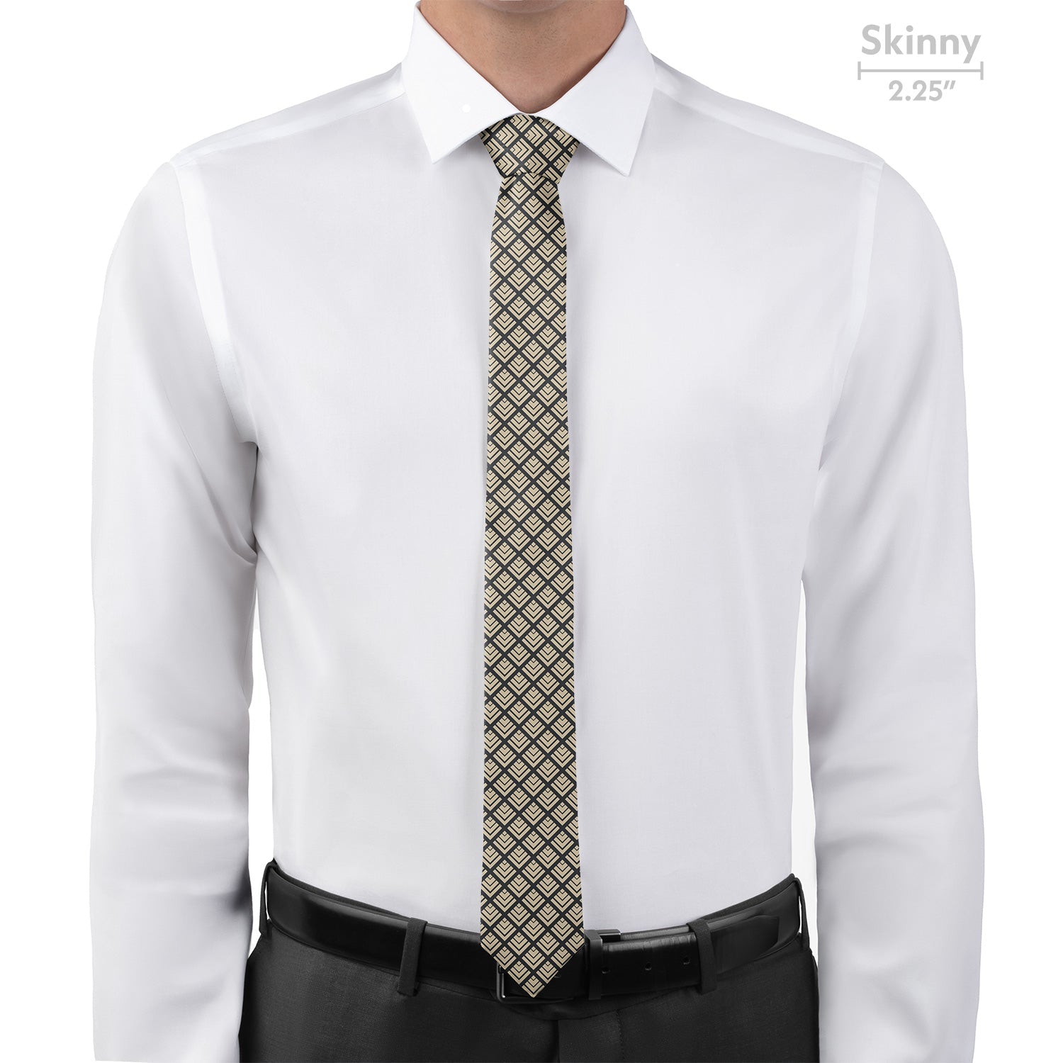 Deco Mites Necktie - Skinny - Knotty Tie Co.