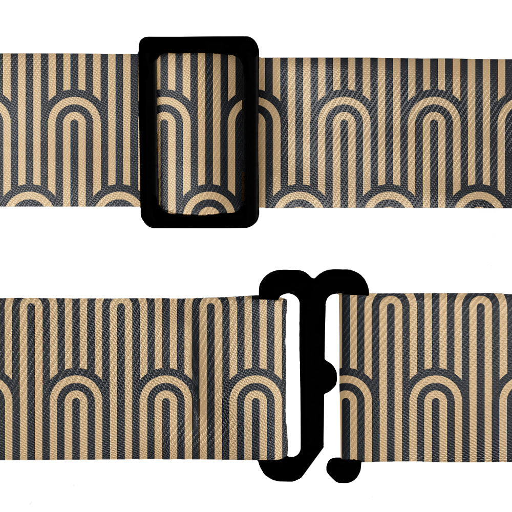 Deco Curves Bow Tie - Bow Tie Hardware - Knotty Tie Co.