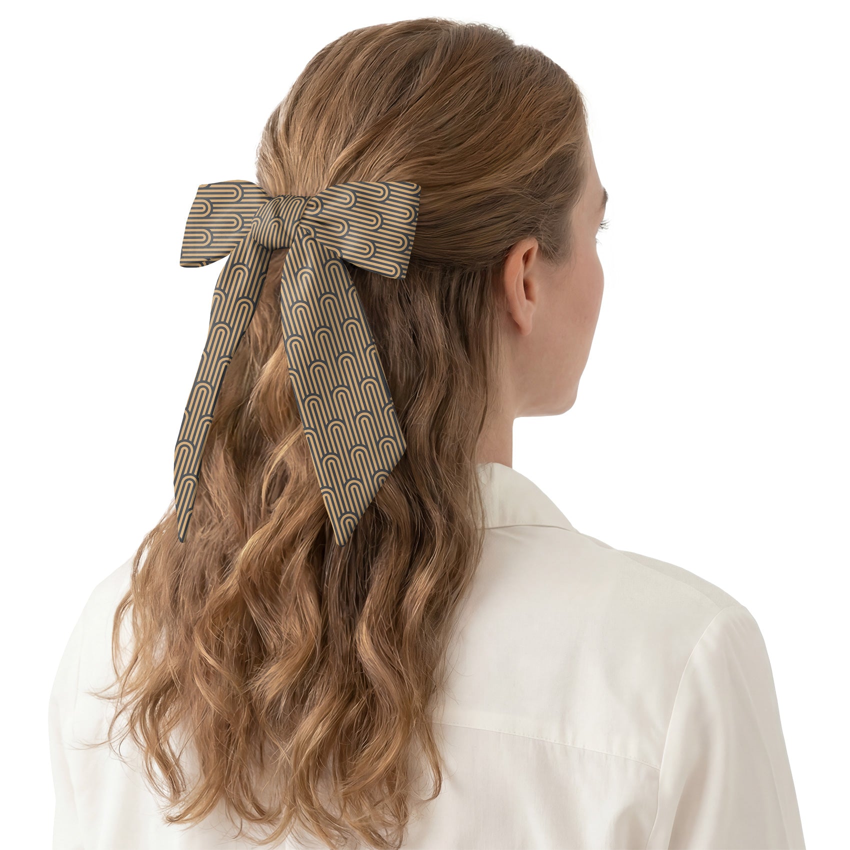 Deco Curves Hair Scarf - Hair Scarf - Knotty Tie Co.