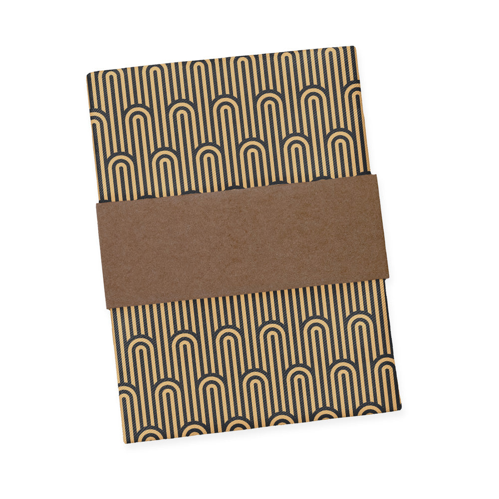 Deco Curves Pocket Square - Packaging - Knotty Tie Co.