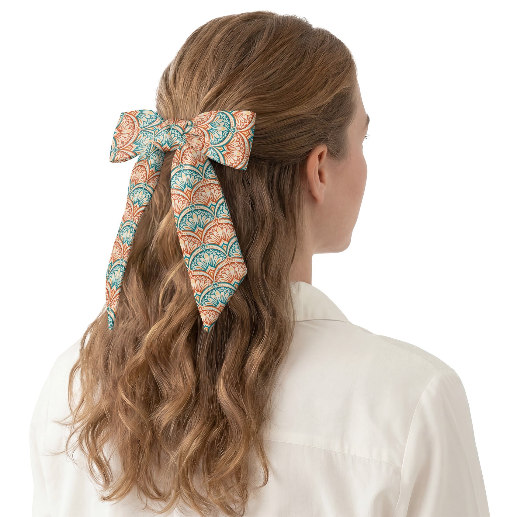 Deco Fan Bloom Hair Scarf - Hair Scarf - Knotty Tie Co.