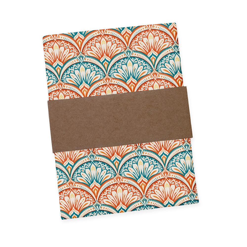 Deco Fan Bloom Pocket Square - Packaging - Knotty Tie Co.