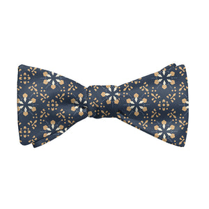 Deco Floral Bow Tie - Adult Standard Self-Tie 14-18" -  - Knotty Tie Co.
