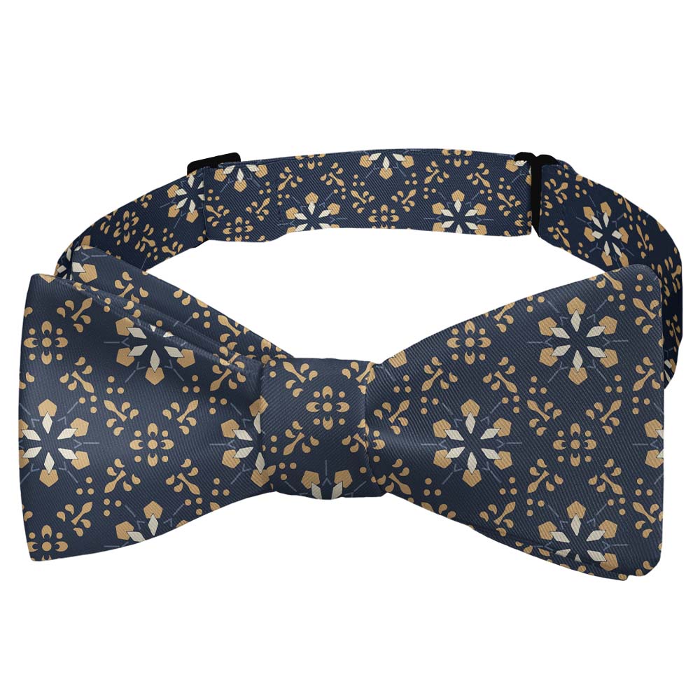 Deco Floral Bow Tie - Self Tie Bow Tie - Knotty Tie Co.