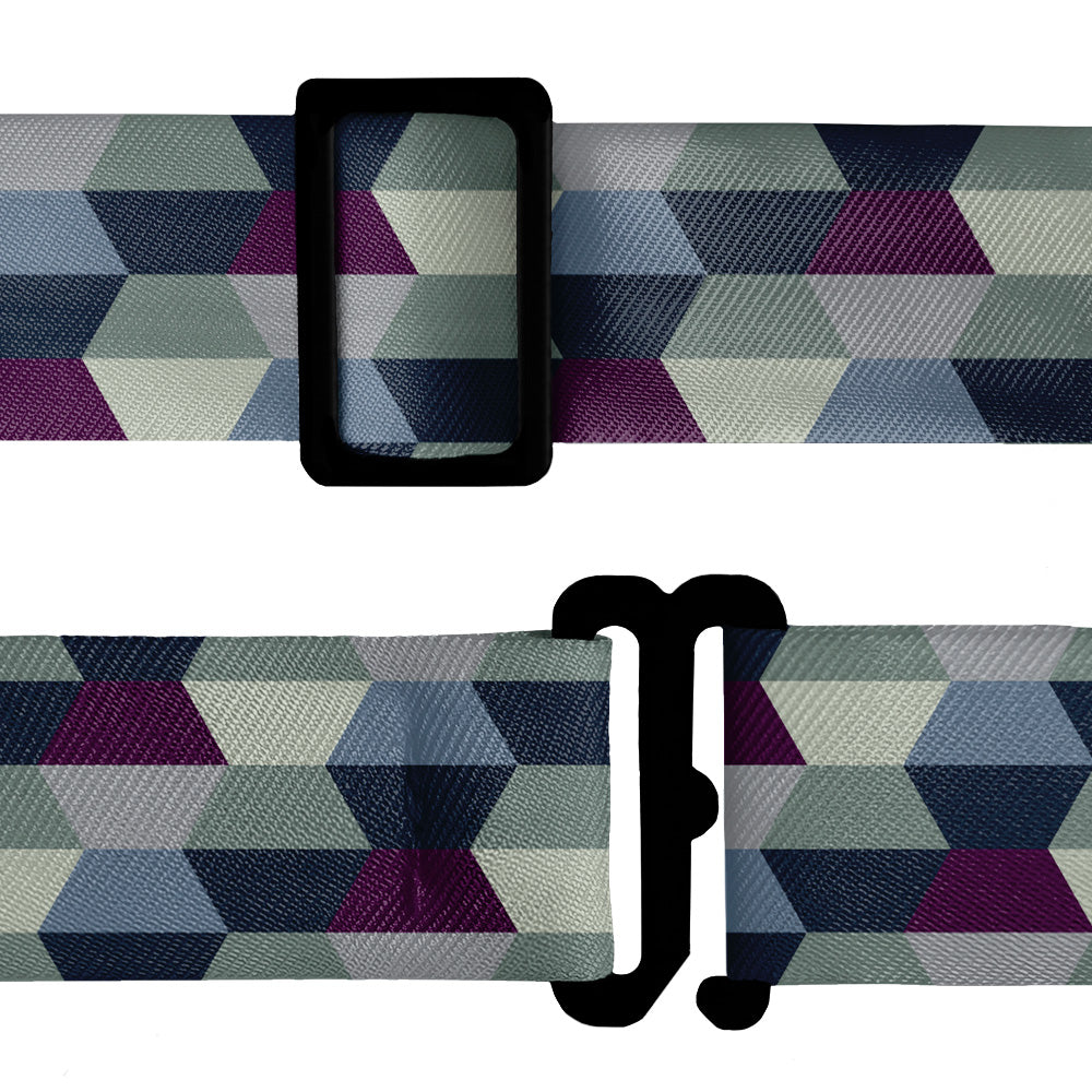Deco Hex Geometric Bow Tie - Bow Tie Hardware - Knotty Tie Co.