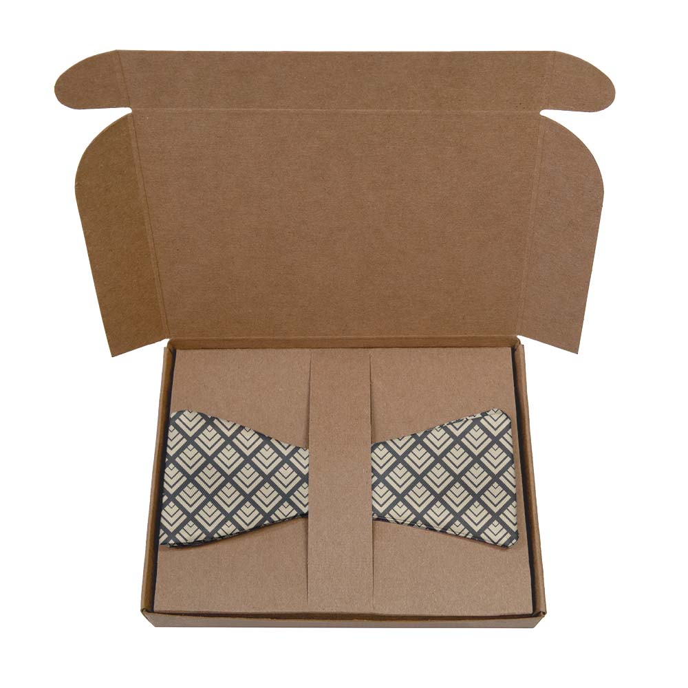 Deco Mites Bow Tie- Kraft Gift Box Packaging - Knotty Tie Co.