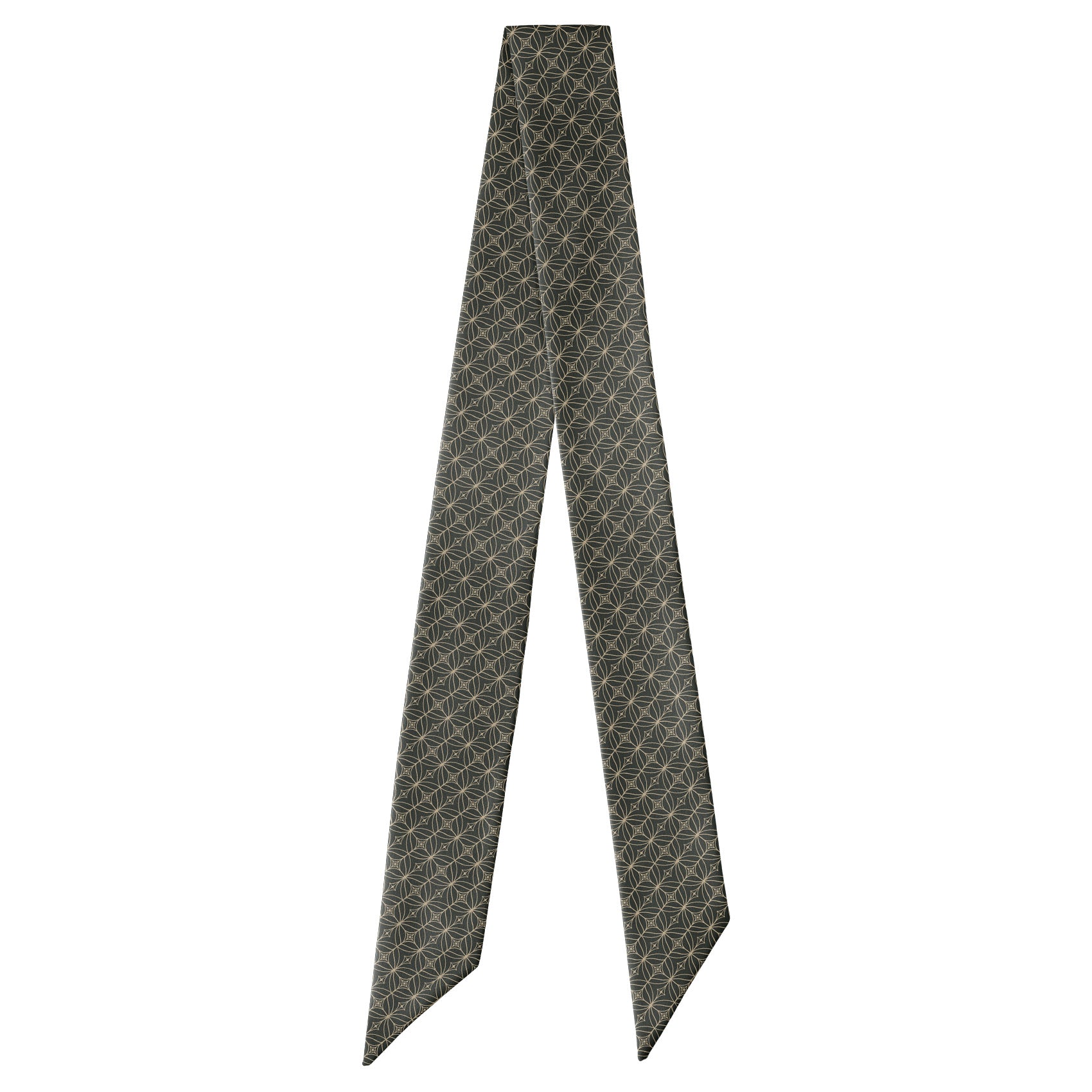 Deco Mosaic Hair Scarf - Full View of Hair Scarf - Knotty Tie Co.