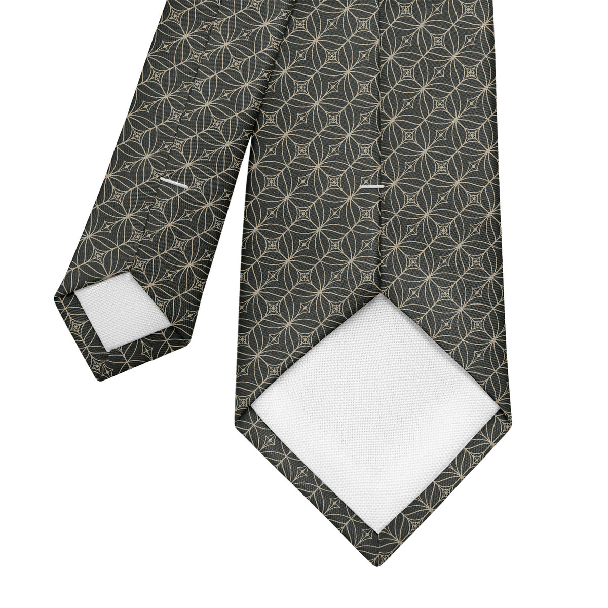 Deco Mosaic Necktie - Tipping - Knotty Tie Co.