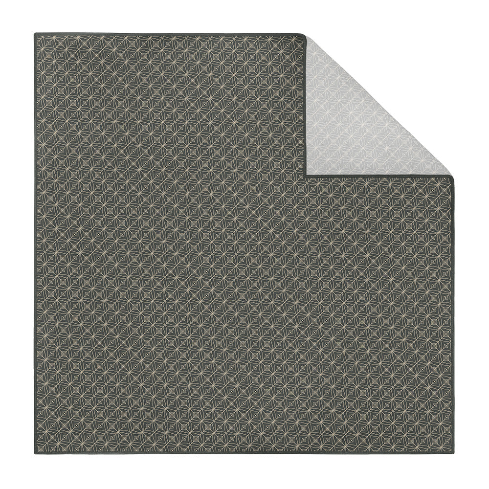 Deco Mosaic Pocket Square - Scalloped Fold - Knotty Tie Co.