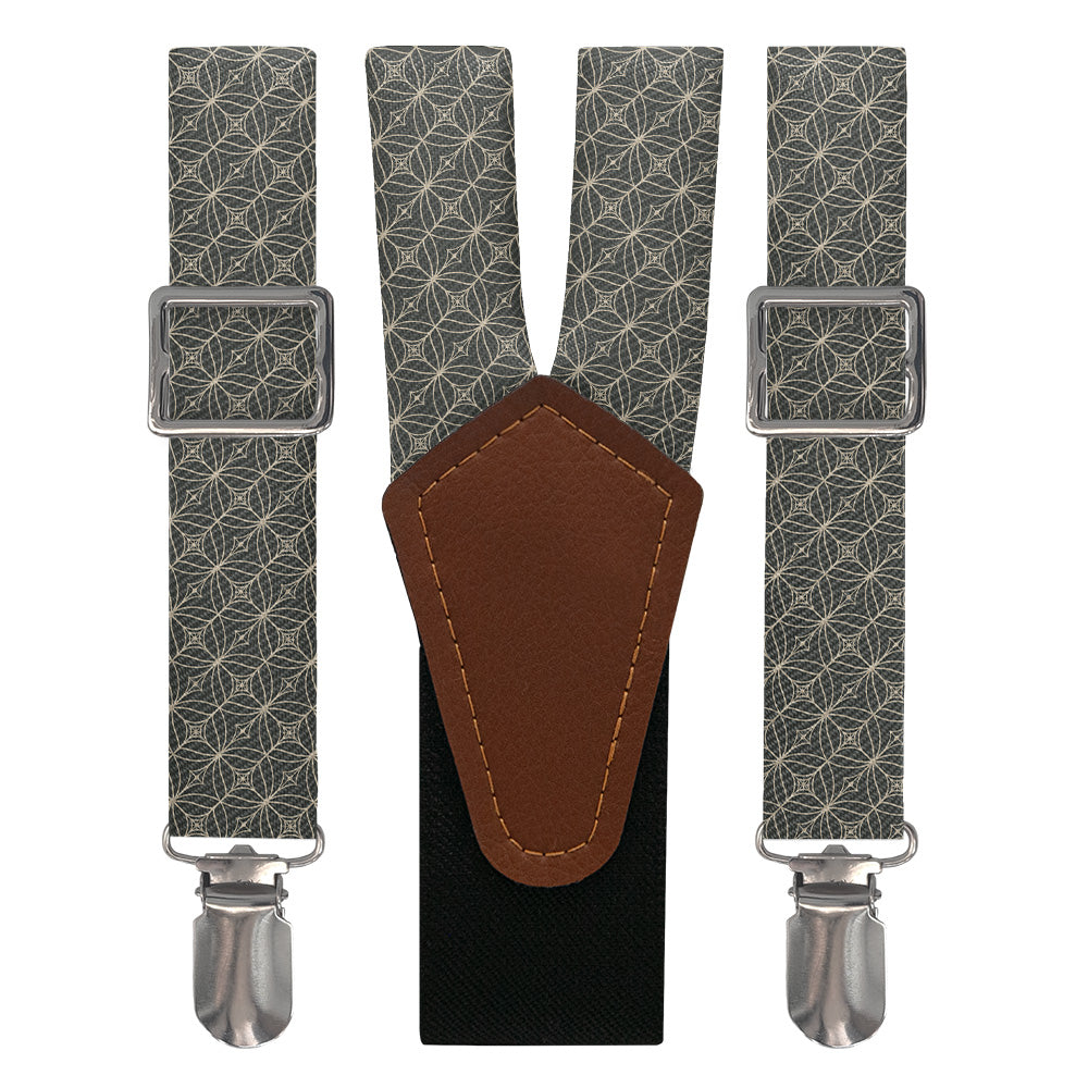 Deco Mosaic Suspenders - Main View - Knotty Tie Co.