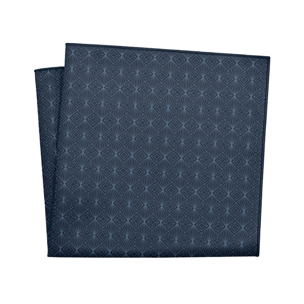 Deco Starburst Pocket Square - Packaging - Knotty Tie Co.
