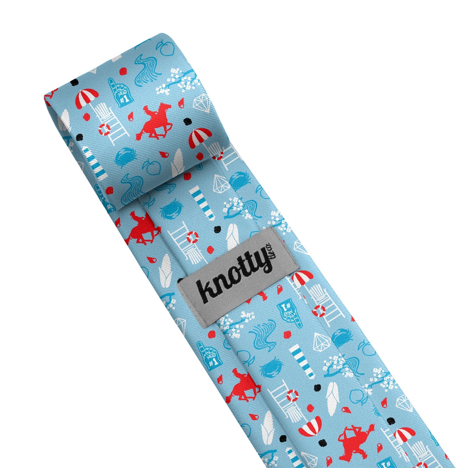 Delaware State Heritage Necktie - Tag - Knotty Tie Co.