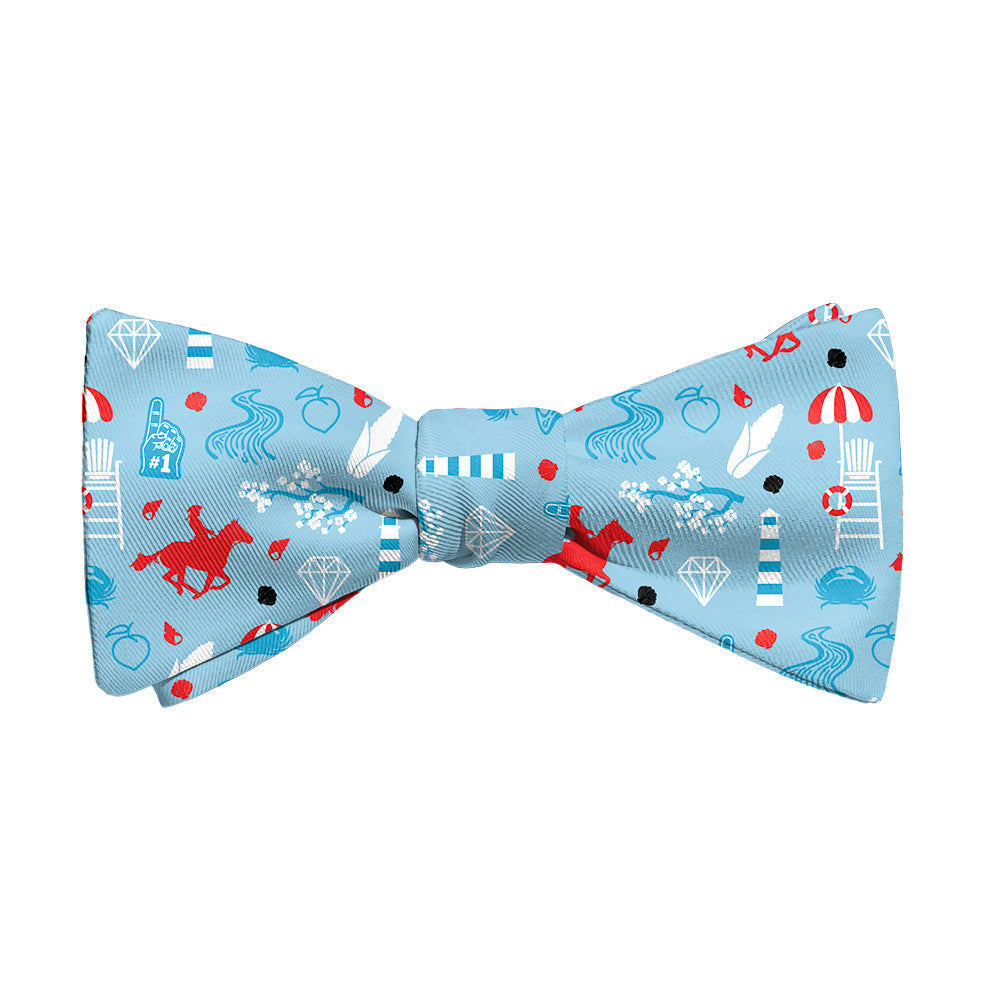 Delaware State Heritage Bow Tie - Adult Standard Self-Tie 14-18" -  - Knotty Tie Co.
