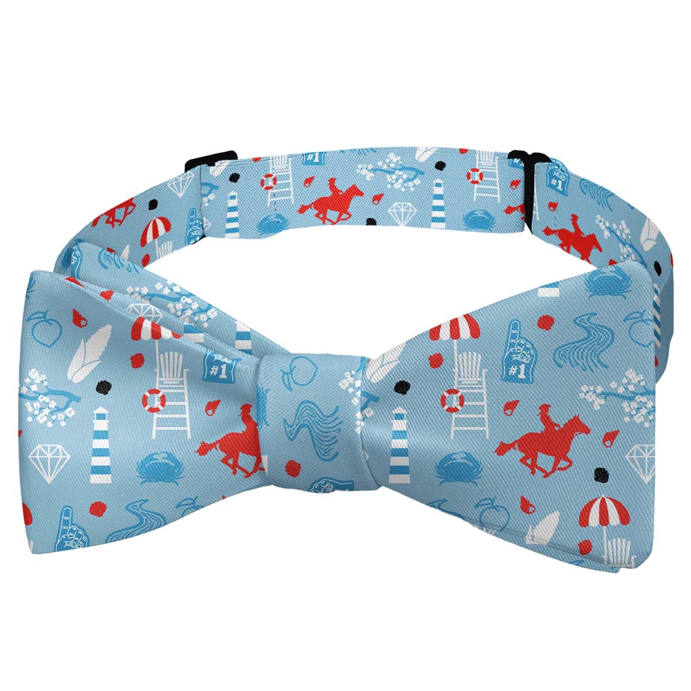 Delaware State Heritage Bow Tie - Self Tie Bow Tie - Knotty Tie Co.
