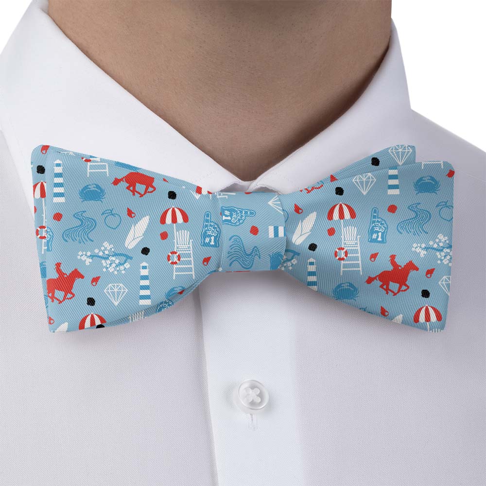 Delaware State Heritage Bow Tie - Bow Tie with Dress Shirt - Knotty Tie Co.