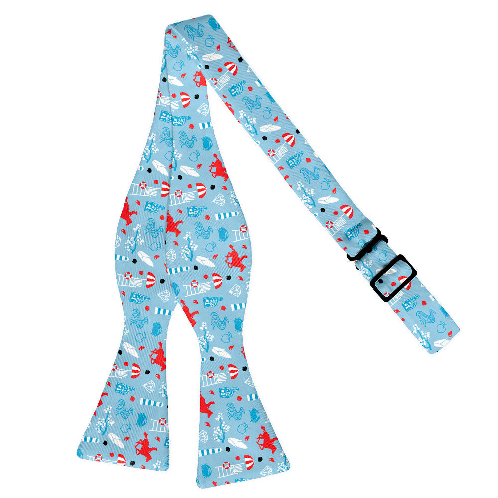 Delaware State Heritage Bow Tie - Self Tie Flat - Knotty Tie Co.