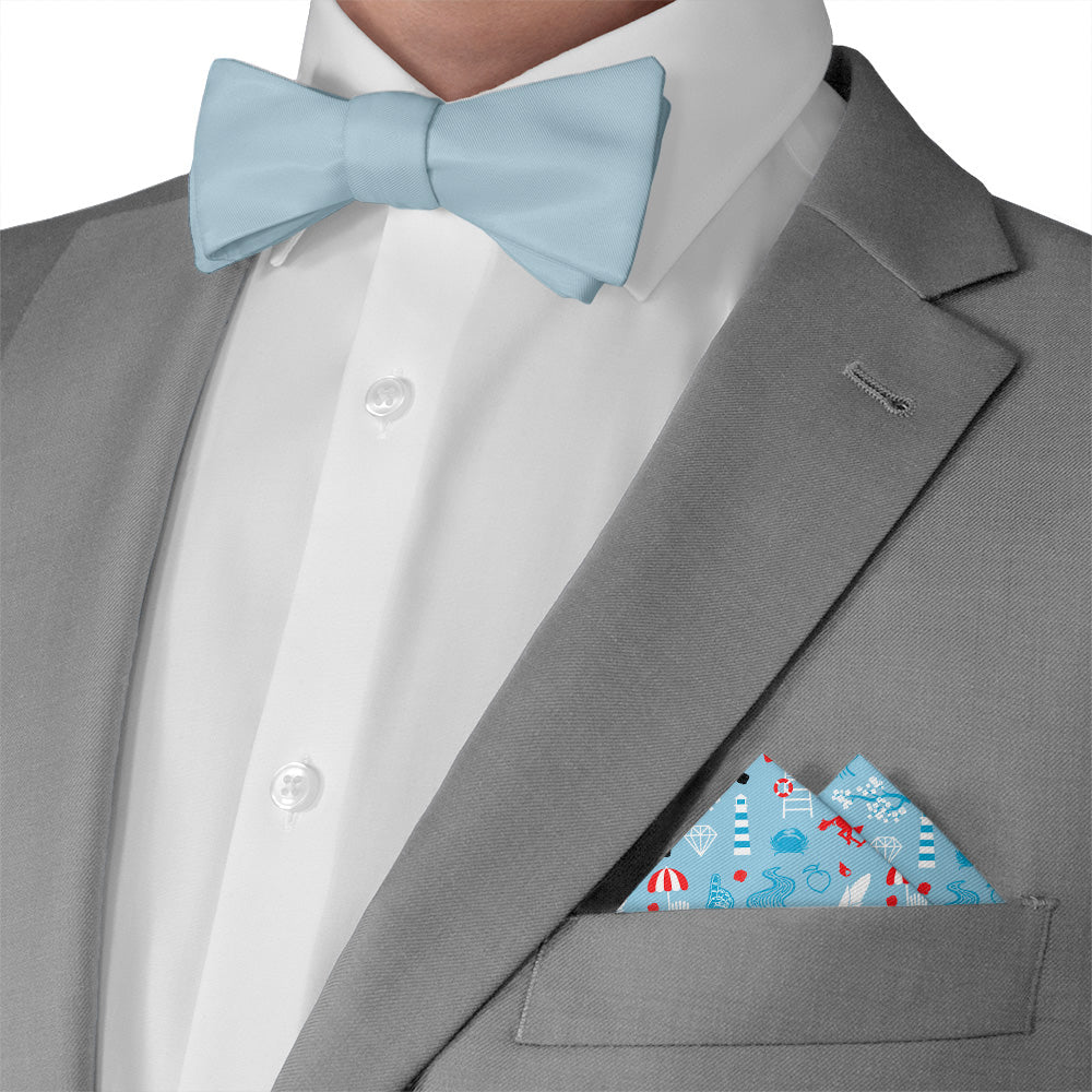 Delaware State Heritage Pocket Square - Matching Bow Tie - Knotty Tie Co.