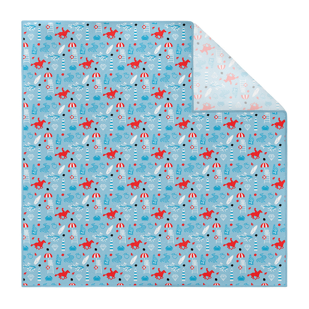 Delaware State Heritage Pocket Square - Printed - Knotty Tie Co.