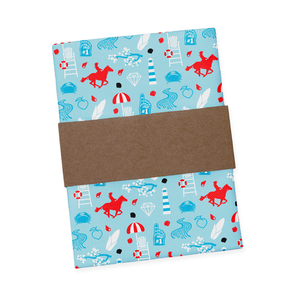 Delaware State Heritage Pocket Square - Packaging - Knotty Tie Co.