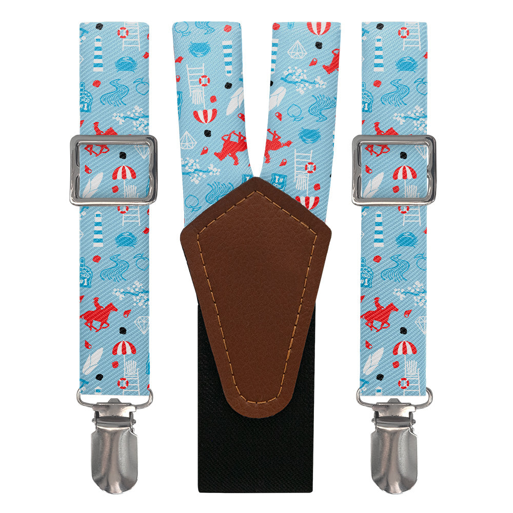 Delaware State Heritage Suspenders - Main View - Knotty Tie Co.